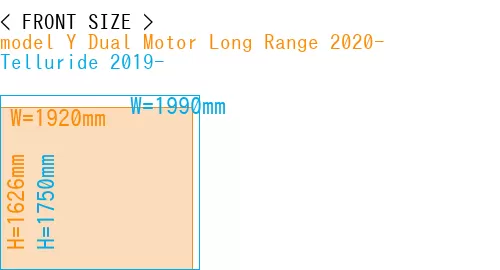 #model Y Dual Motor Long Range 2020- + Telluride 2019-